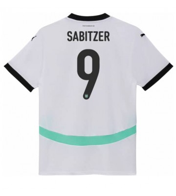 Österrike Marcel Sabitzer #9 Bortatröja EM 2024 Kortärmad